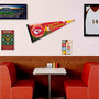 Kansas City Chiefs 4 Time 4x Super Bowl Champions Pennant with Tack Wall Pads