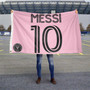 Inter Miami CF Messi Player Logo Flag