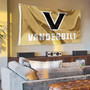 Vanderbilt Commodores Gold Logo Flag