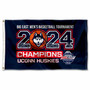 Connecticut Huskies 2024 Big East Basketball Tournament Champions Flag