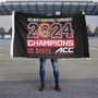 North Carolina State Wolfpack 2024 ACC Basketball Tournament Champions Flag