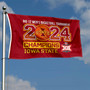 Iowa State Cyclones 2024 Big 12 Basketball Tournament Champions Flag