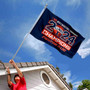 Illinois Fighting Illini 2024 Big Ten Basketball Tournament Champions Flag