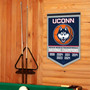 Connecticut Huskies 6 Time 6x Basketball National Champions Banner