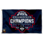Connecticut Huskies Basketball National Champions 2024 Logo Flag