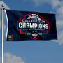 Connecticut Huskies Basketball National Champions 2024 Logo Flag