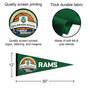 Colorado State Rams 2024 March Basketball Madness Pennant