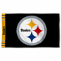 Pittsburgh Steelers Printed Header 3x5 Flag