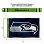 Seattle Seahawks Printed Header 3x5 Flag