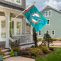 Miami Dolphins Printed Header 3x5 Flag