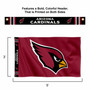 Arizona Cardinals Printed Header 3x5 Flag