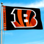 Cincinnati Bengals Printed Header 3x5 Flag