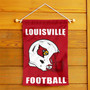 Louisville Cardinals Football Helmet Yard Garden Flag