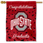 Ohio State University Graduation Gift Flag