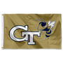 Georgia Tech Yellow Jackets Gold Logo Flag