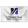 UMass Medical School New Wordmark Logo Flag