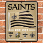 New Orleans Saints Americana Nation Banner Flag Sign