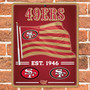 San Francisco 49ers Americana Nation Banner Flag Sign