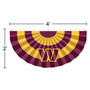 Washington Commanders Bunting Pleated Fan Banner