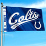 Indianapolis Colts Script Logo Premium Flag