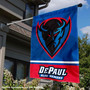 DePaul Blue Demons Wordmark Logo Banner Flag