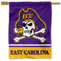 East Carolina Pirates Wordmark Logo Banner Flag