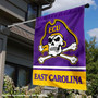 East Carolina Pirates Wordmark Logo Banner Flag