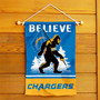 Los Angeles Chargers Bigfoot Sasquatch Believe Garden Banner Flag