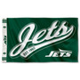 New York Jets Script Logo Premium Flag