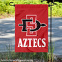 San Diego State University Wordmark Logo Red Garden Flag