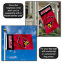 University of Louisville Wordmark Logo Flag