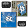 UNC Tar Heels Flag