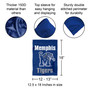 University of Memphis Wordmark Logo Garden Flag