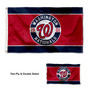 Washington Nationals Double Sided Embroidered Flag