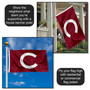 Colgate University C Logo Flag