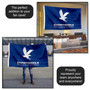 Embry Riddle Daytona Eagles Wordmark Flag