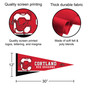 SUNY Cortland Wordmark Pennant