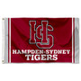 Hampden Sydney Tigers Wordmark Flag