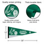 Illinois Wesleyan University Wordmark Logo Pennant