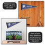 Queens University of Charlotte Wordmark Pennant