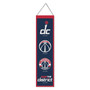 Washington Wizards Evolution 8x32 Inch Vertical Wool Embroidered Hanging Banner
