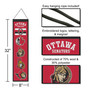 Ottawa Senators Evolution 8x32 Inch Vertical Wool Embroidered Hanging Banner