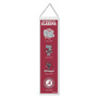 University of Alabama Crimson Tide Evolution 8x32 Inch Vertical Wool Embroidered Hanging Banner