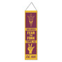 Arizona State University Sun Devils Evolution 8x32 Inch Vertical Wool Embroidered Hanging Banner