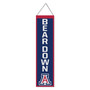 University of Arizona Wildcats Bear Down 8x32 Inch Vertical Wool Embroidered Hanging Banner