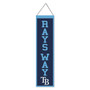 Tampa Bay Rays Rays Way 8x32 Inch Vertical Wool Embroidered Hanging Banner