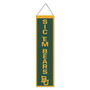 Baylor University Bears Sic 'Em Bears 8x32 Inch Vertical Wool Embroidered Hanging Banner