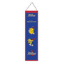 University of Tulsa Hurricanes Evolution 8x32 Inch Vertical Wool Embroidered Hanging Banner