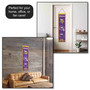 Minnesota Vikings Evolution 8x32 Inch Vertical Wool Embroidered Hanging Banner
