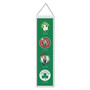 Boston Celtics Evolution 8x32 Inch Vertical Wool Embroidered Hanging Banner